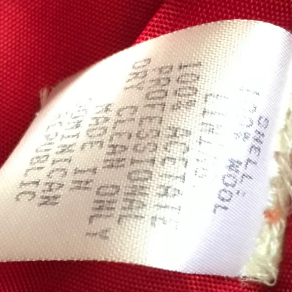 Six button red Pea  Jacket slit pockets - Picture 3 of 3